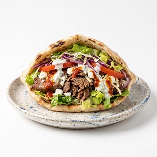 Pan Pita De Ternera Con Queso (Grande)