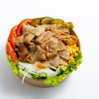Classic kebab salata