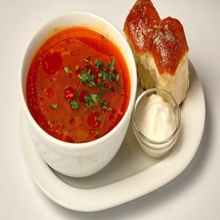 Борщ питний з пампушком (250г)