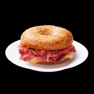 Bagel Serrano y Queso