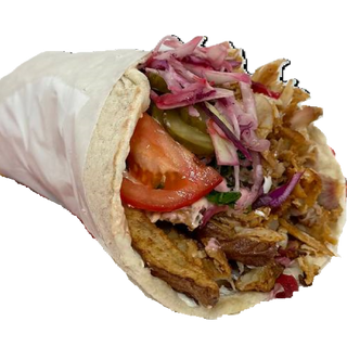 Shaorma amestec la lipie mica