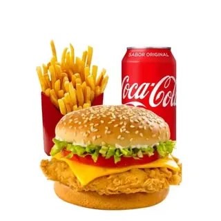 Menú hamburguesas de pollo