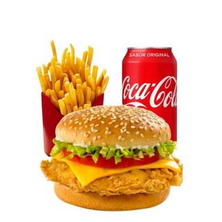 Menú hamburguesas de pollo