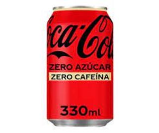 Coca-Cola Zero Azúcar Zero Cafeína lata 330ml.