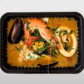  Fructe de mare la wok