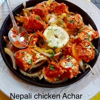 Nepali Chicken Achar( medium hot/ medio picante)