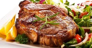 ღორის სტეიკი გრილზე