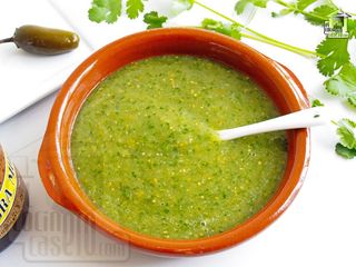 Tarrina salsa verde