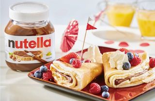 Crêpes Sucrées Fruit Sec Nutella