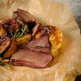 Black Angus Bbq Beef Plate