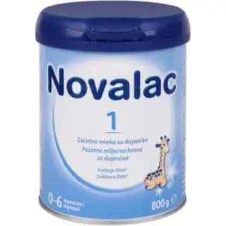 Novalac Početna mliječna hrana za dojenčad 1, 0 - 6 mjeseci, 800 g