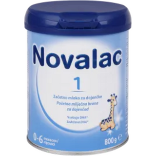 Novalac Početna mliječna hrana za dojenčad 1, 0 - 6 mjeseci, 800 g