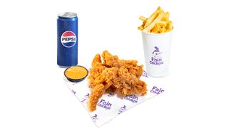 MENIU 400G-CRISPY PICANT, CARTOFI PRAJITI, SOS, DOZA PEPSI