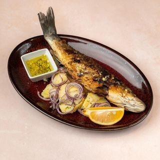 Brancin sa krompir salatom 400g