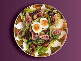 САЛАТ З ТУНЦЕМ НА ГРИЛІ (285g)