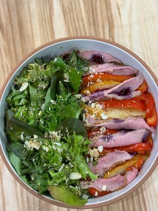 Салат з качкою