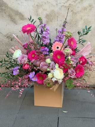 cappelliera gerbere rosa