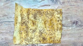 Secca sesamo - un foglio di secca