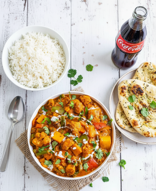 Mixed vegetable curry combo