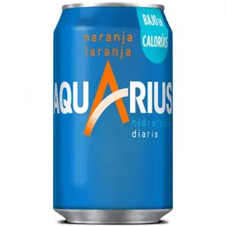 Aquarius Naranja lata 330ml.
