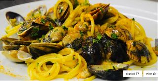 Fettuccine  alle Vongole e Bottarga
