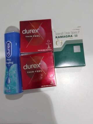 Durex Thin Feel Sleepover Kit, 50ml