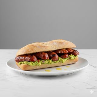 Bocadillo Criollo En Guacamole
