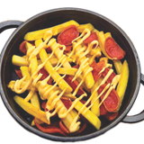Охотничьи колбаски с фри