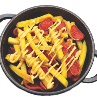 Охотничьи колбаски с фри