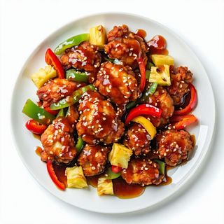 Pollo fritto in agrodolce