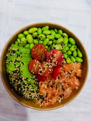 Zumba salmón poke