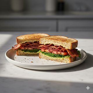 Sándwich de bacon