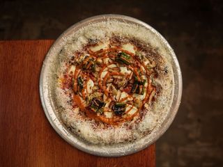 Піца з куркою  та баклажанами (540g)