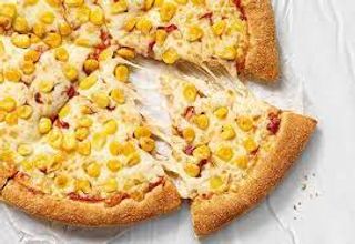 Sweet corn pizza