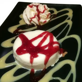 queso con frambuesas