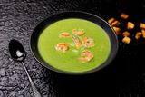 Spanac Soup cu crevete