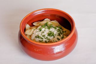 Вареники с картошкой/ Colțunași cu cartofi