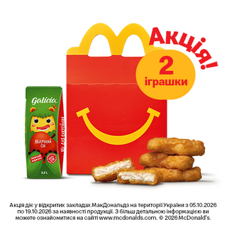 Хеппі Міл МакНагетс 4 шт