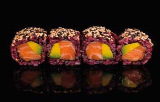 206 Nero sake roll - 4 pezzi