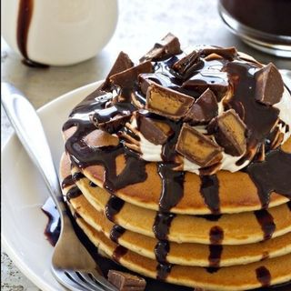 Pancakes nutella + kitkat