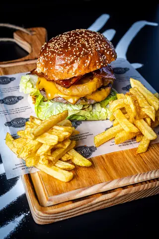 Hamburguesa salvaje angus