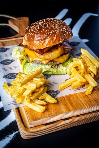 Hamburguesa salvaje angus