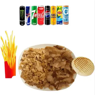 Menu Plato Solo Carne +Patatas +Bebidas +Pan