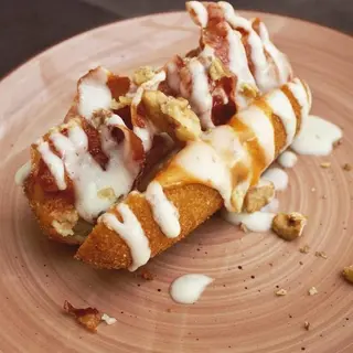 Crocchè di patate, provola e pancetta