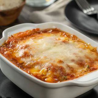 Menu Plato gratinado