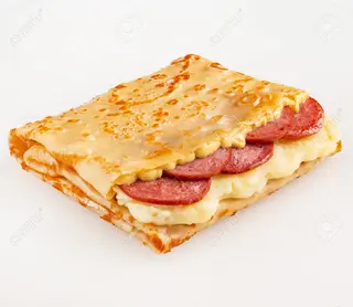 Crêpe Salami De Bœufs Fromage