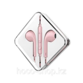 Универсальные проводные наушники M55 Memory sound, Pink 