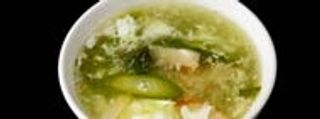 zuppa di granchio e asparagi