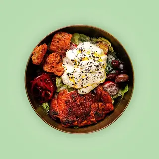 Caesar Salad With Massala Chicken