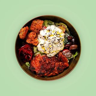 Caesar Salad With Massala Chicken